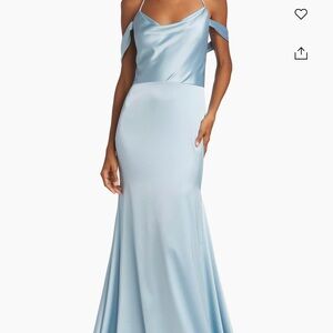 Baby blue gown